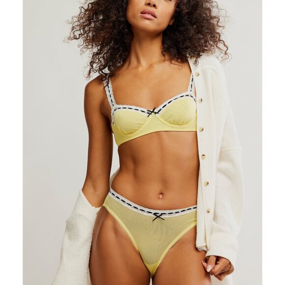 FREE PEOPLE So Sweet Balconette Underwire Bra / Pasta Combo - Picture 5 of 6